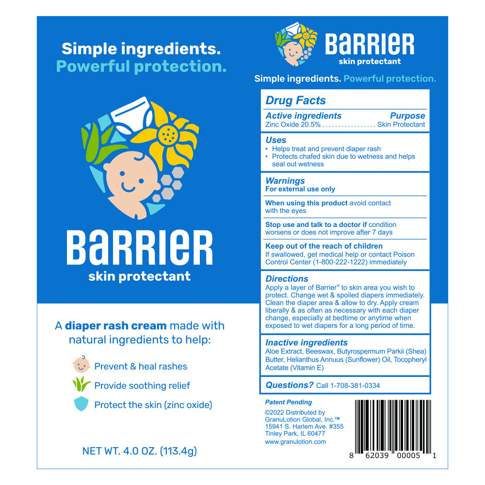Barrier™ Skin Protectant, Diaper Rash Cream